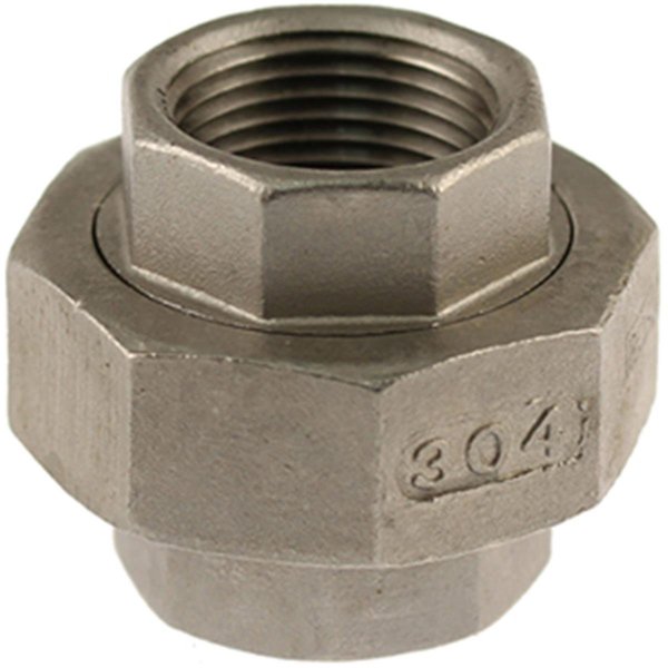 Boshart Industries Boshart Industries U2-SSU-05 0.5 in. 304 Stainless Steel Union U2-SSU-05